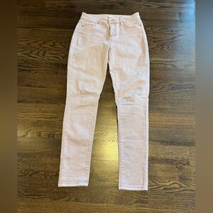 Love Fire light purple  Skinny Jeans Sleek Comfort